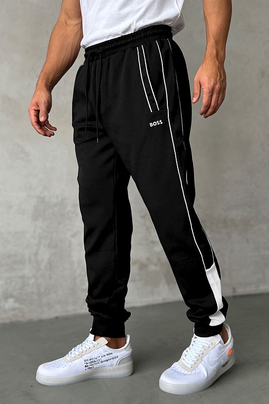 Чёрные спортивные штаны Hugo Boss