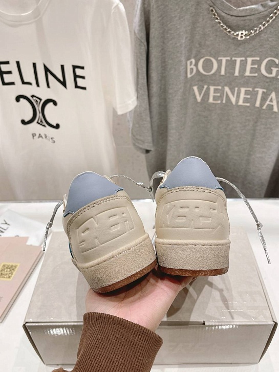 Женские кожаные кроссовки Golden Goose Ball Star premium