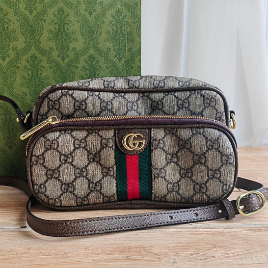 Мини-сумка Gucci GG Ophidia 22x14 см   