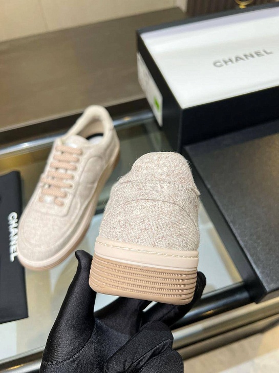 Женские кроссовки Chanel Tweed premium