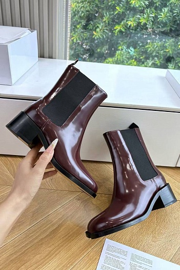 Женские кожаные сапоги Maison Margiela premium   