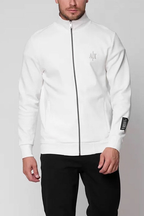 Кофта на молнии Armani Exchange Icon Period - White