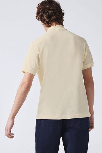 Мужское бежевое поло Lacoste Classic Fit   