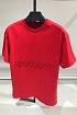 Мужская футболка Givenchy flocked logo - Red