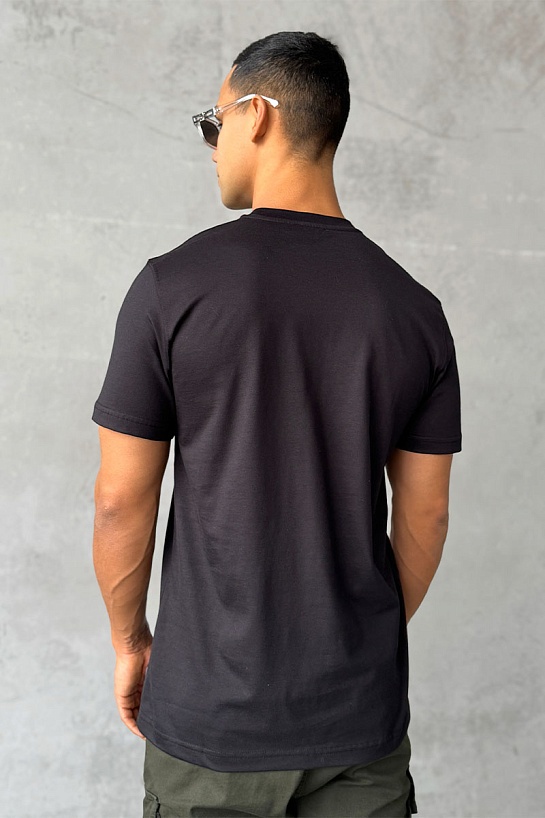 Мужская чёрная футболка Dolce & Gabbana logo-print