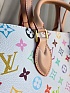 Кожаная сумка Louis Vuitton x Takashi Murakami On The Go MM 36x27 см
