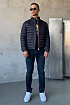 Мужская тёмно-синяя куртка Moncler Benamou