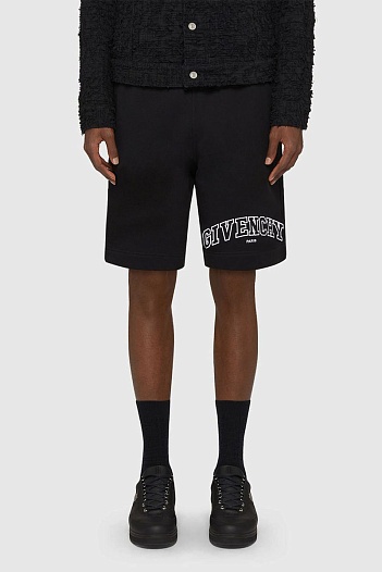 Мужские чёрные шорты Givenchy College   