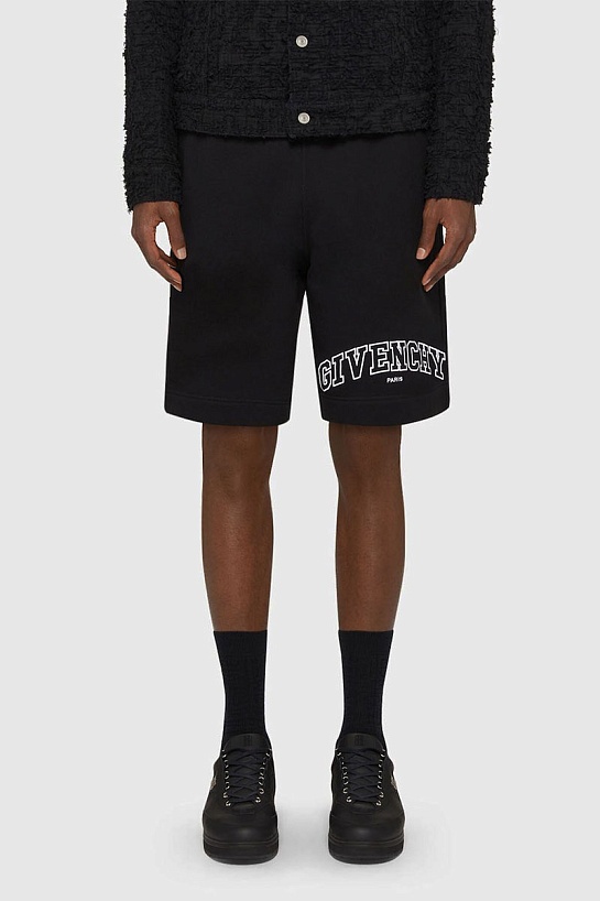 Мужские чёрные шорты Givenchy College