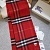 Шарф Burberry two-tone Check premium 168x30 см - Red