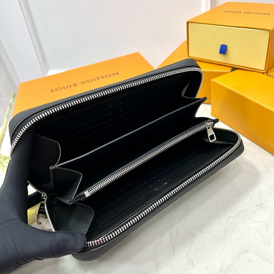 Кожаное портмоне Louis Vuitton Zippy XL Premium 22x12x5 см