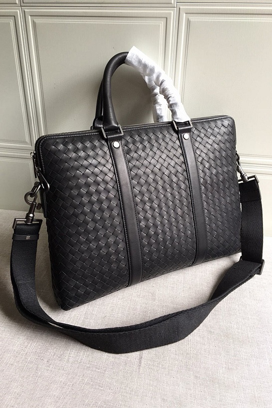 Кожаный портфель Bottega Veneta Premium 38x28x7 см