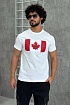 Футболка белого цвета Dsquared2 Flag of Canada