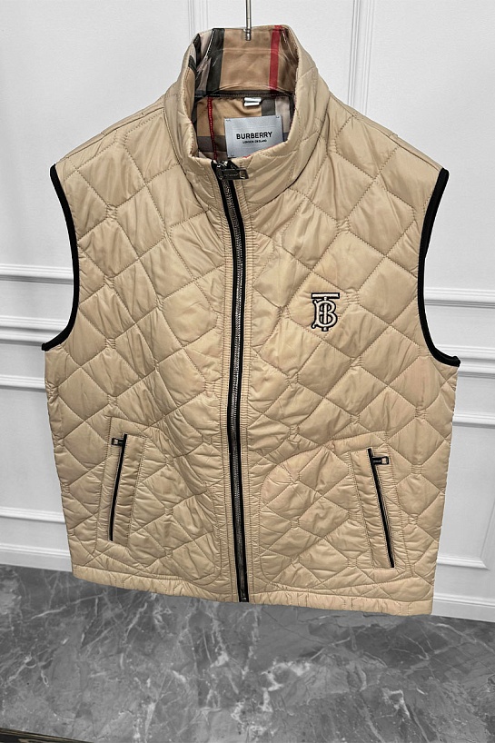 Мужской бежевый жилет Burberry London England
