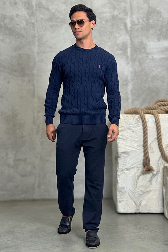 Мужской свитер Роlо Ralрh Lаurеn cable-knit - Navy