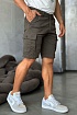 Зелёные шорты Stone Island cargo compass-patch