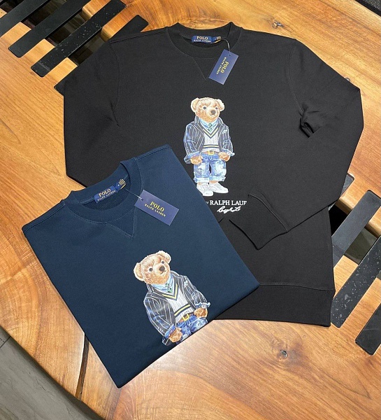 Тёмно-синий свитшот Polo Ralph Lauren "Bear"
