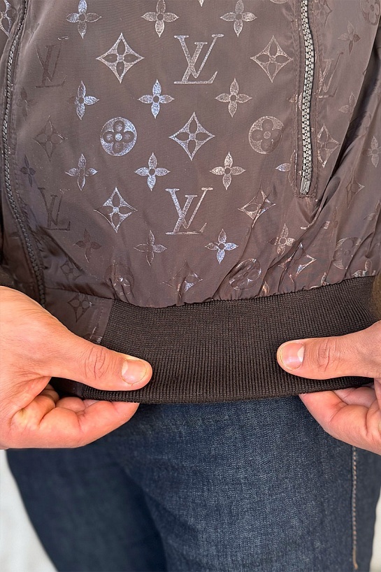 Мужской бомбер Louis Vuitton Monogram - Brown