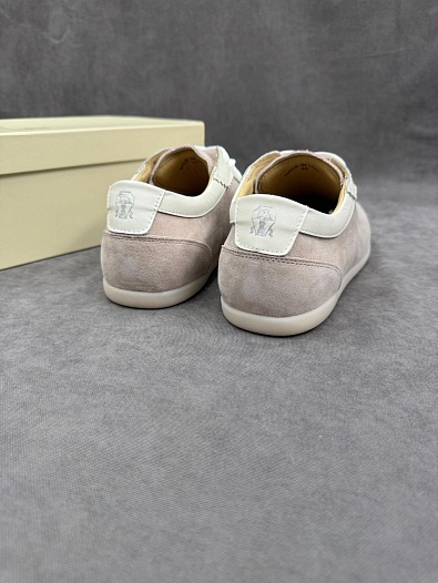 Мужские замшевые кроссовки Brunello Cucinelli   