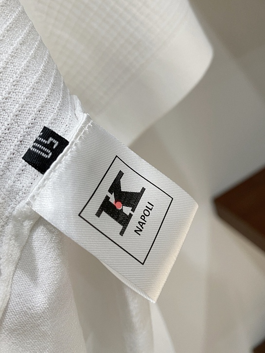 Мужское белое поло Kiton premium