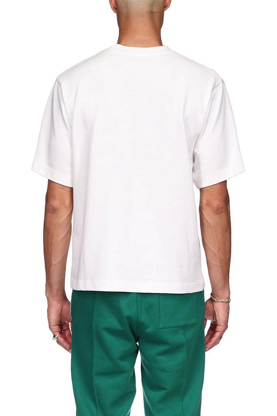 Мужская белая футболка Casablanca Amour Maroc