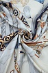 Платок Hermes Harnais de Coeur premium 87x88 см
