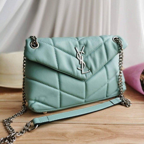 Женская сумка Yves Saint Laurent Loulou 36x22 см - Green