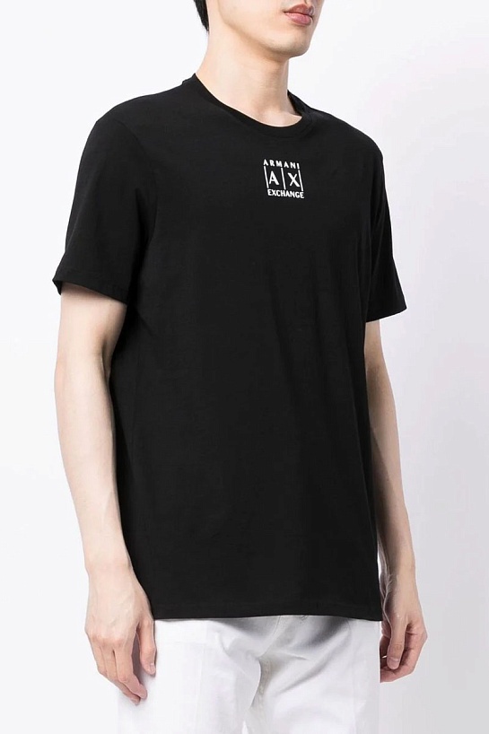 Футболка чёрного цвета Armani Exchange