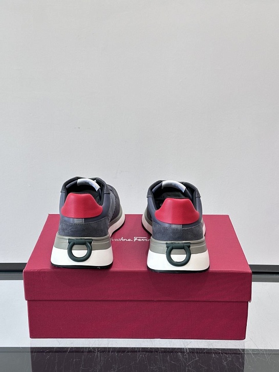 Мужские комбинированные кроссовки Salvatore Ferragamo