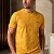 Жёлтая мужская футболка Etro embroidered-logo