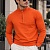 Мужской оранжевый джемпер Lacoste Zip Neck