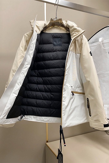 Пуховик Moncler Grenoble Fussen Ski - White / Beige   