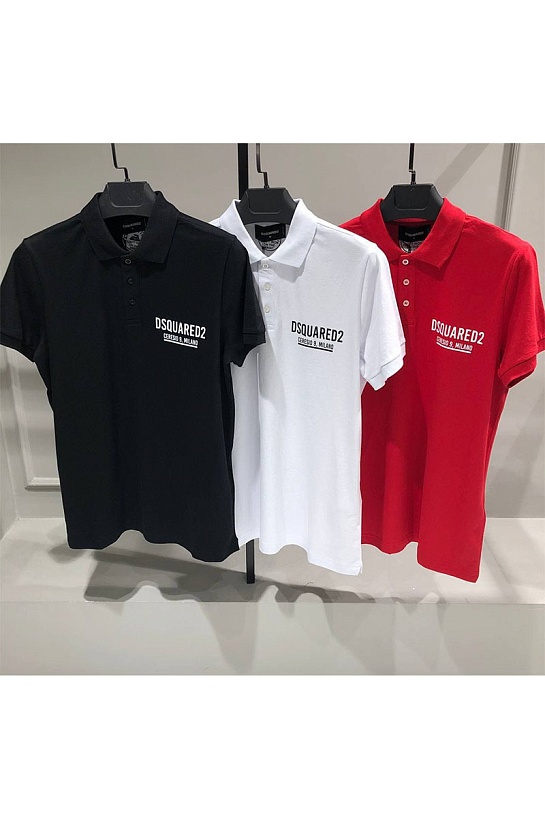 Мужское поло Dsquared2 Ceresio 9 Milano - Red