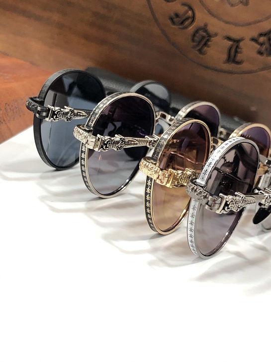 Солнцезащитные очки Chrome Hearts Metal Oval