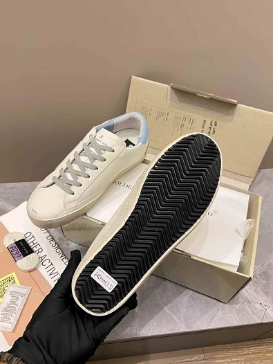 Женские кожаные кроссовки Golden Goose Super Star premium   