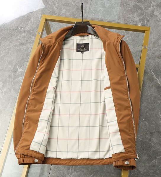 Мужская коричневая ветровка Loro Piana