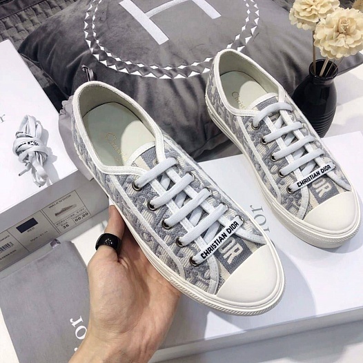 Женские кроссовки Dior Walk'n'Dior Oblique motif   