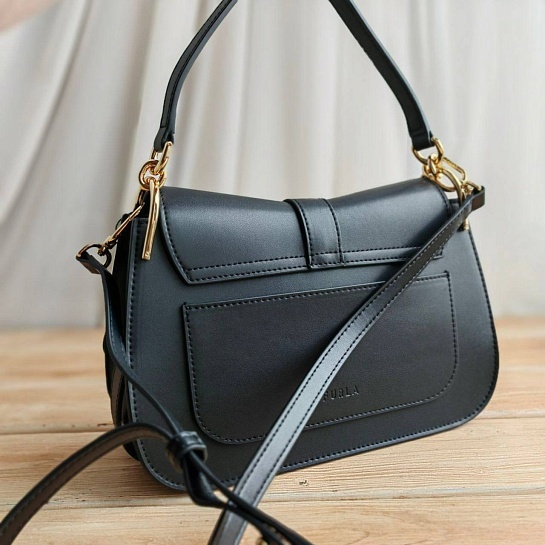 Кожаная сумка Furla Flow Mini 25x18 см