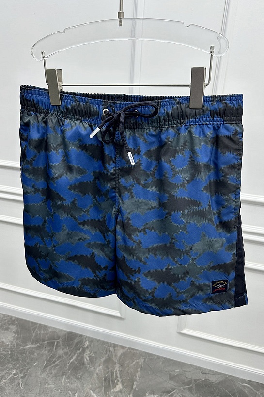 Мужские шорты Paul & Shark blurred shark - Blue / Black