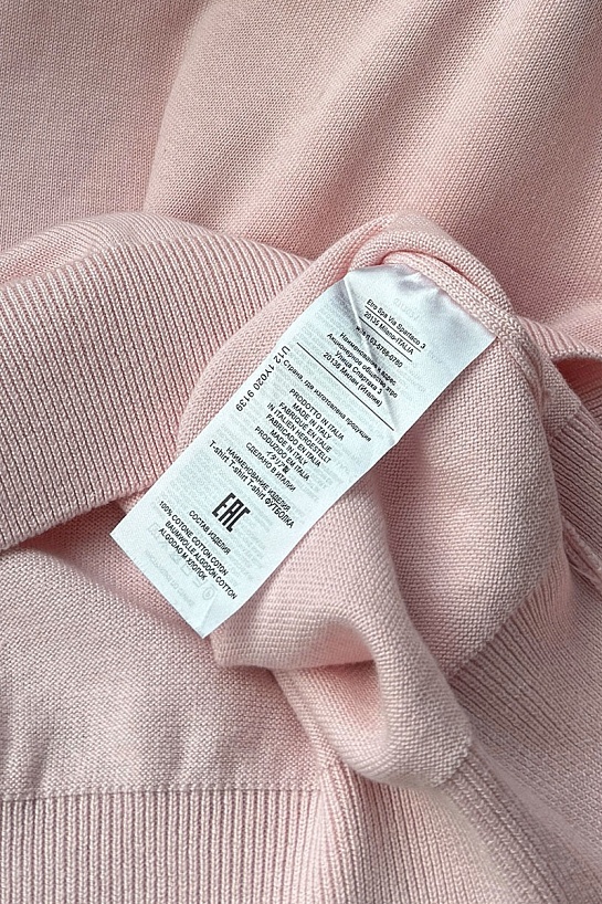 Поло с длинным рукавом Etro Pegaso logo - Pink