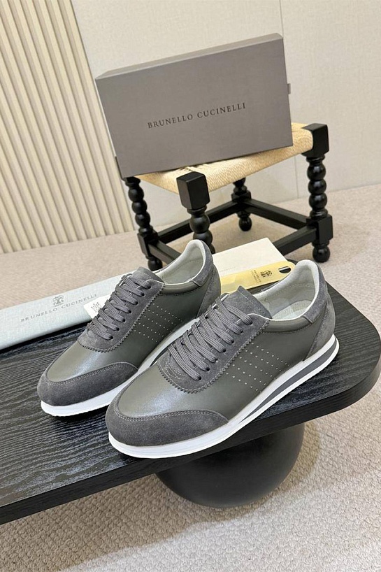 Мужские кроссовки Brunello Cucinelli low-top - Grey