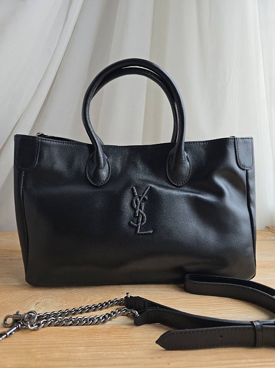 Кожаная сумка Yves Saint Laurent 39x23 см