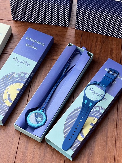 Часы Audemars Piguet × Swatch Royal Pop Lan Ba premium    