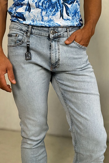 Светло-синие мужские джинсы Calvin Klein New York   