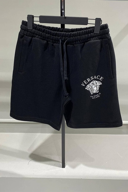 Мужские шорты Versace via Gesu 12 Milano - Black