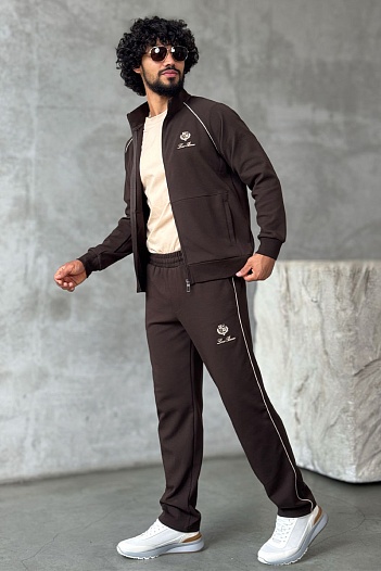 Спортивный костюм коричневого цвета Loro Piana   