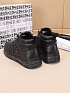 Кожаные кроссовки с мехом Premiata high-top - Black