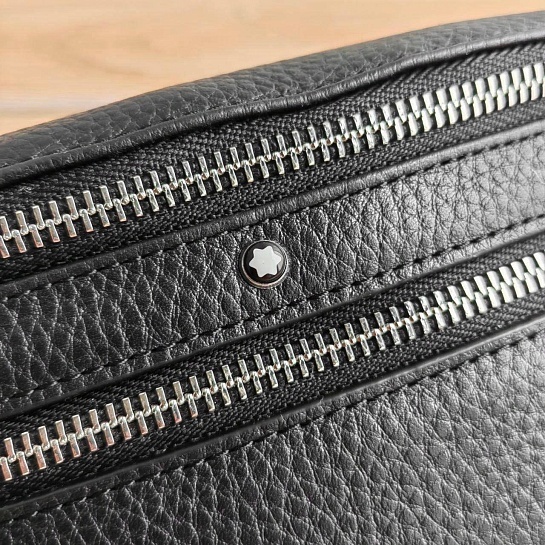 Кожаная сумка на пояс Montblanc 32x15 см