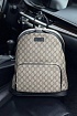 Кожаный рюкзак Gucci GG Supreme 31.5x41x14.5 см