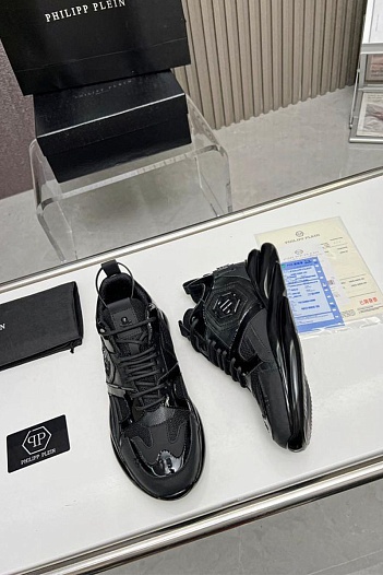 Мужские кроссовки Philipp Plein Hurricane - Black   